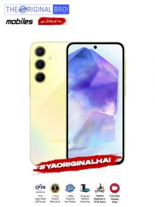 Samsung A55 5G | 8GB RAM | 256GB Storage | PTA Approved | 12 Months Warranty | Yellow | The Original Bro Mobiles - TOB23